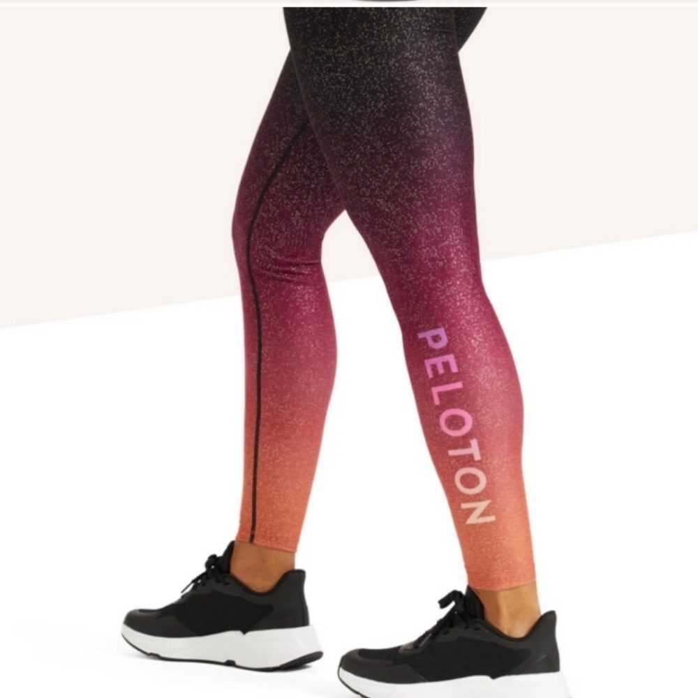 Peloton x With Sunrise Fade High Waist Legging  Sparkle  Leggings Small